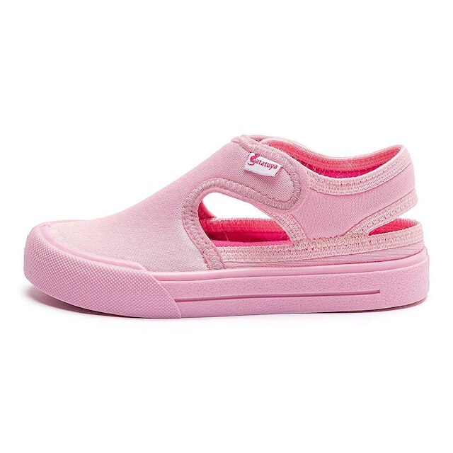 Sandália Papete Esportiva Calce Fácil Menina Infantil Antiderrapante Verão Leve Rosa Mz Shoes