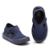 Sandália Papete Esportiva Calce Fácil Menino Infantil Antiderrapante Verão Leve Marinho Mz Shoes - Marinho