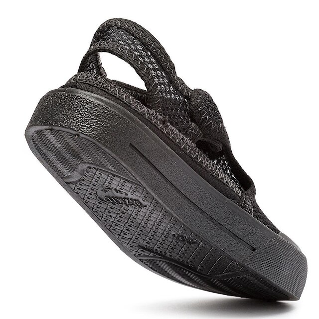 Sandália Papete Esportiva Calce Fácil Menino Infantil Antiderrapante Verão Leve Preto Mz Shoes