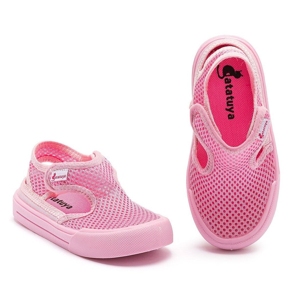 Sandália Papete Esportiva Menina Infantil Antiderrapante Casual Leve Respirável Rosa Mzkid