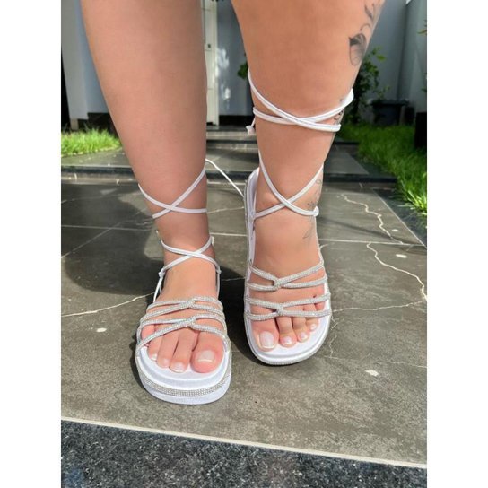 Sandália papete feminina sola alta flatform alta papete de