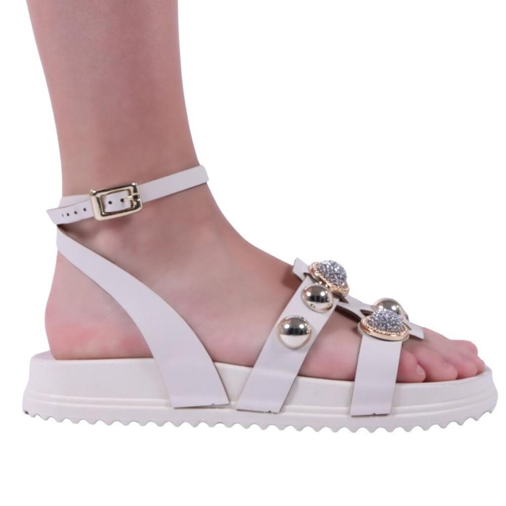 Sandália Papete Feminina Zariff Pp901 Branco