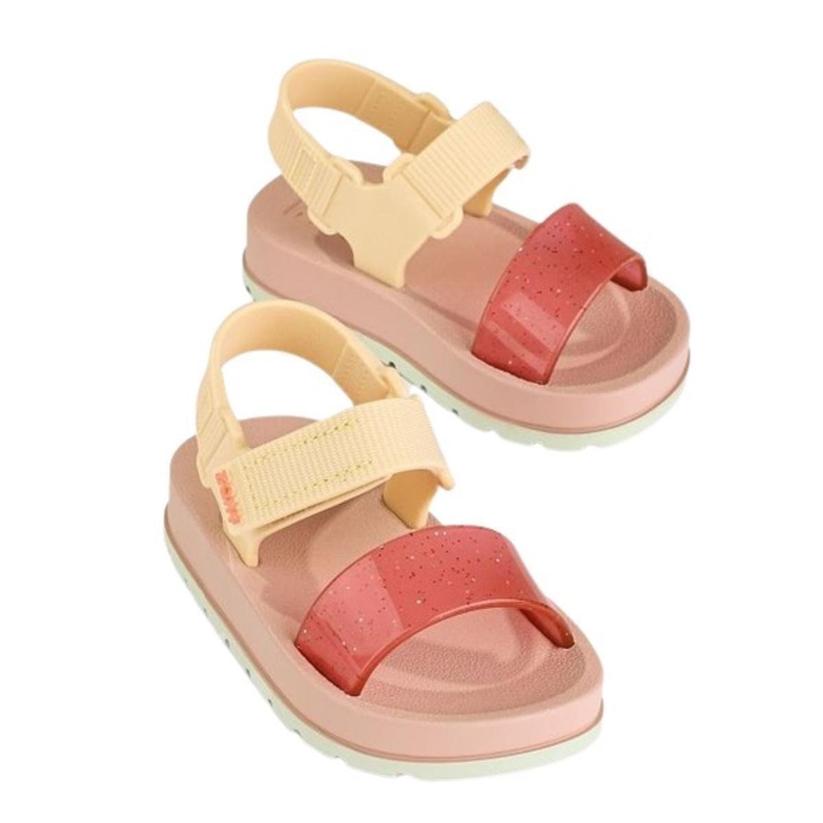 Sandalia Papete Infantil Bebe Menina Com Glitter Zaxy 18501 - Nude Menor preço em Sandalia Papete Infantil Bebe Menina Com Glitter Zaxy 18501 - Nude