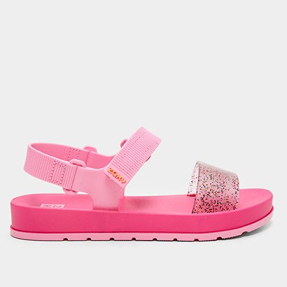 Sandália Papete Infantil Grendene Zaxy Way Menina - Feminino