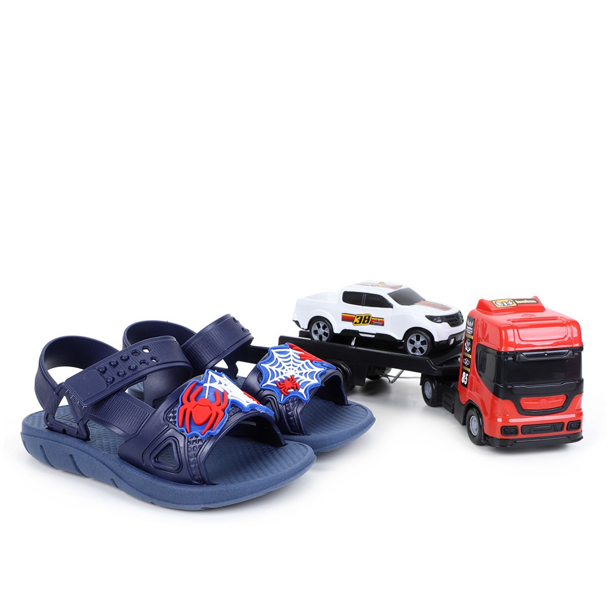 Sandália Papete Infantil Luelua Aranha+ Mini Reboque Caminhão - Marinho é ruim? Sandália Papete Infantil Luelua Aranha+ Mini Reboque Caminhão - Marinho é boa?