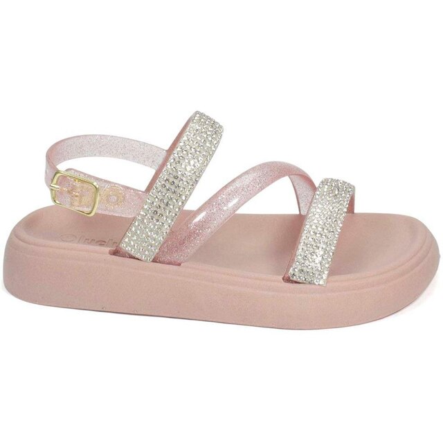 Sandália Papete Infantil Luelua Cristal Menina 136000-111