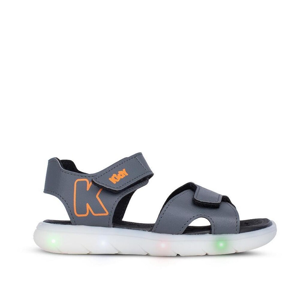 Sandália Papete Infantil Menino Kidy Light Luz Led Casual Confortável Anatômica Leve Antiderrapante