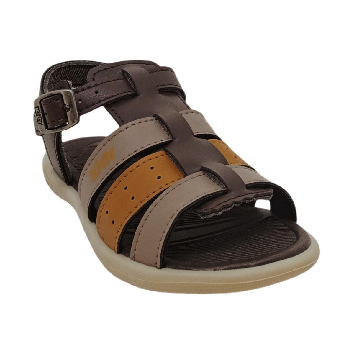 Sandália Papete Infantil Meninos Kidy Flex Anatômico Confortável Fivela  Couro 069 9397 4025 Marrom - Marrom | Zattini