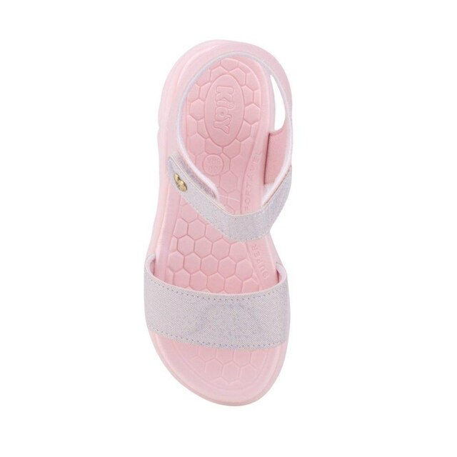Sandália Papete Menina Kidy Wave Light 172-1034 Luz Led