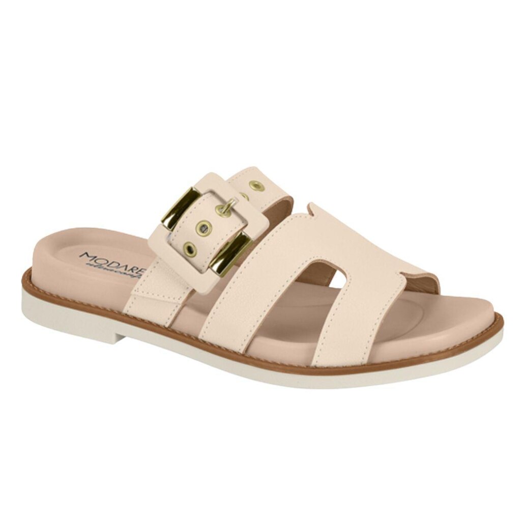 Sandalia Papete Modare Feminina Casual Conforto H Fivelas Ref: 7205.105