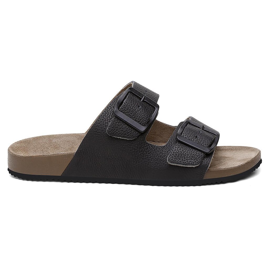 Sandalia Papete Unissex Chinelo em Couro 34 ao 44