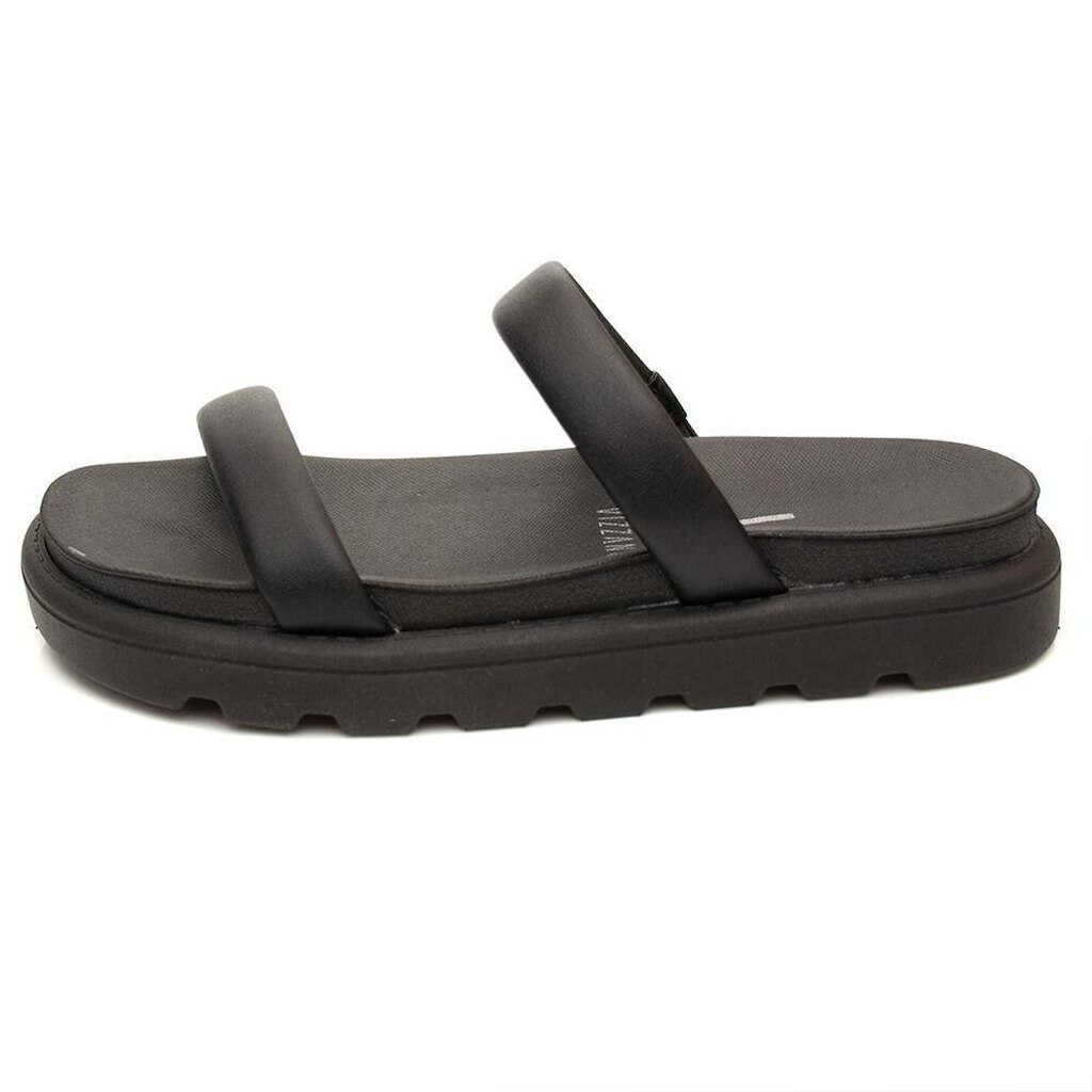 Sandália Papete Vizzano Tiras  Pelica Preto 35