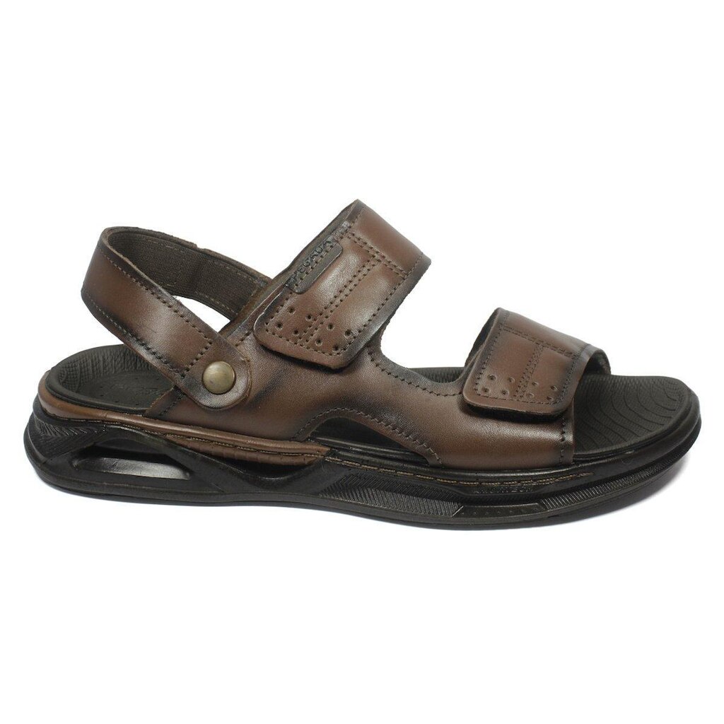 Sandália Pegada Anilina Brown Couro Masculino 131323-01