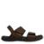 Sandália Pegada Masculino Casual Amortech Couro - Marrom