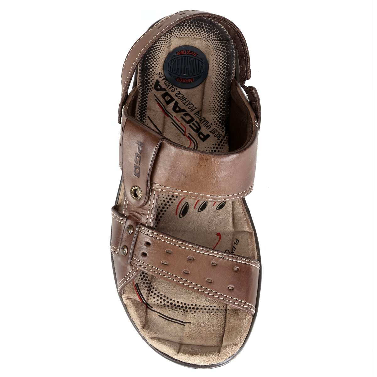 sandália pegada tira lateral