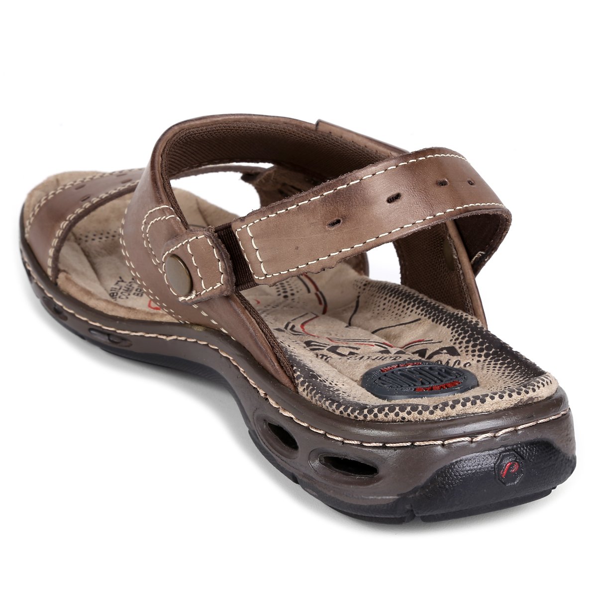 sandália pegada tira lateral