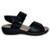 SANDÁLIA PICCADILLY FASCITE ANABELA MÉDIO 239016 - Preto