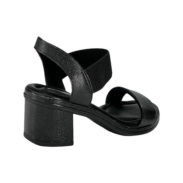 Sandália Piccadilly Paola Salto Médio 566053 Preto