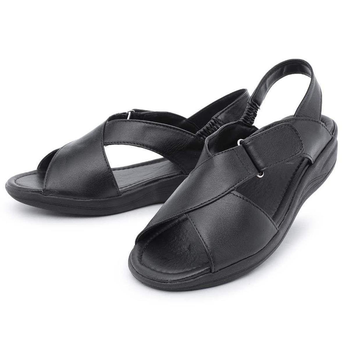 Sandália Pizaflex Ortopédica Confortável Feminina - Preto | Zattini