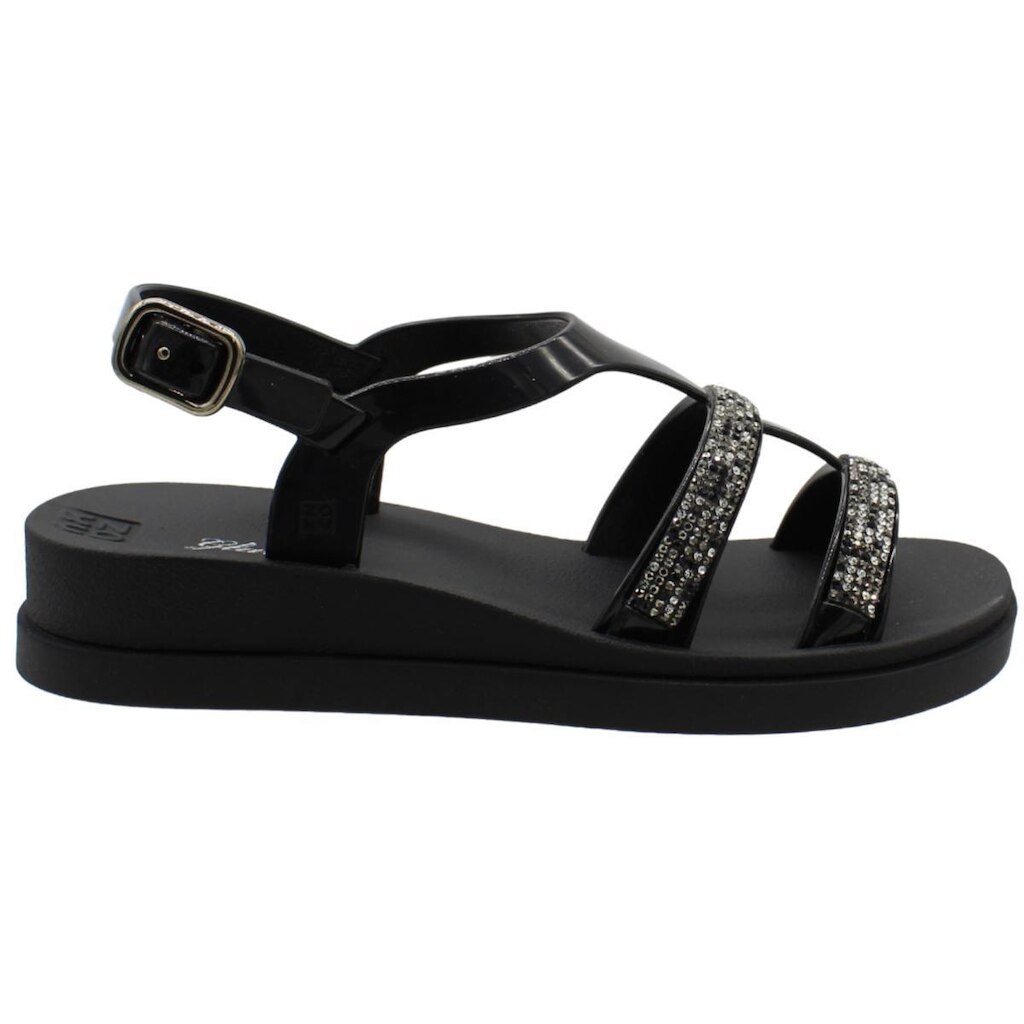 Sandália Plataforma Anabelinha Zaxy Glam New Brilho Feminino