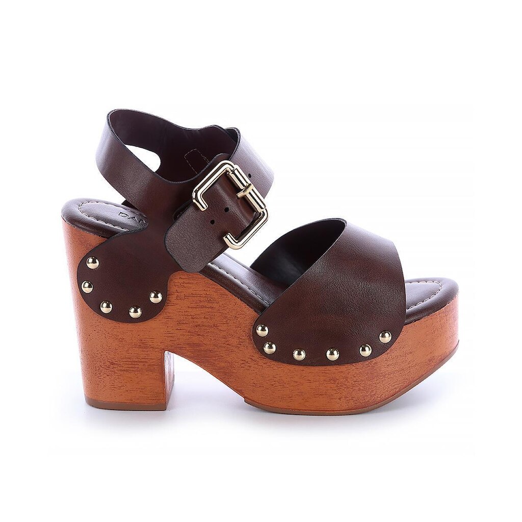 Sandália Plataforma Boho Chloe Marrom