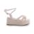 Sandália Plataforma Cordas Amarrar Na Perna Hope Off White - Off White