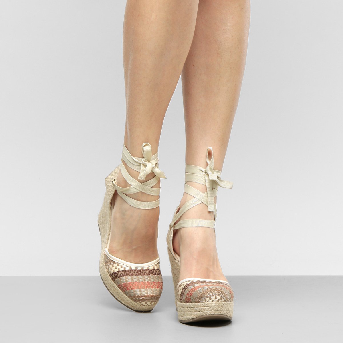 sandalia plataforma espadrille