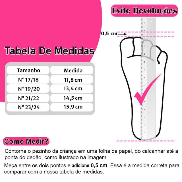 Sandália Primeiros Passos Esportiva Menina Infantil Casual Leve Respirável Borboleta Rosa Mz Shoes