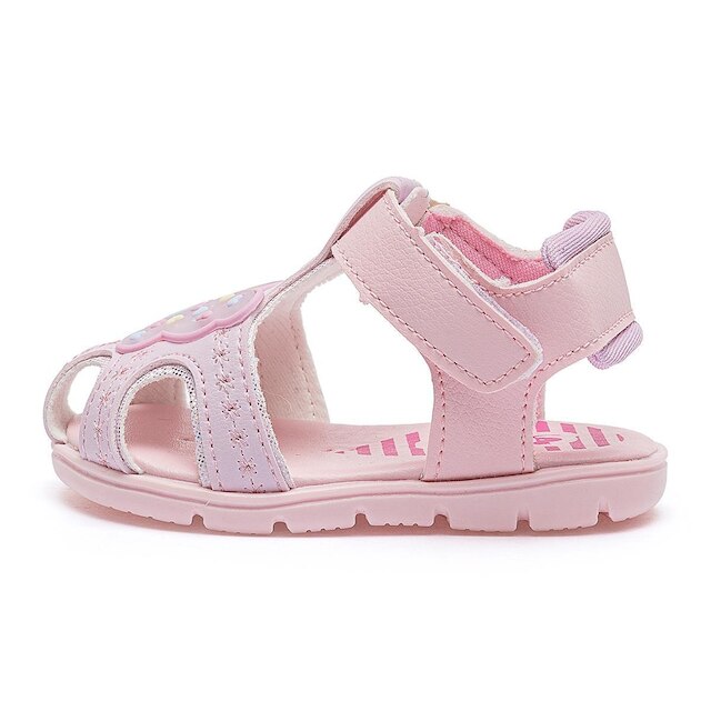 Sandália Primeiros Passos Esportiva Menina Infantil Casual Leve Respirável Borboleta Rosa Mz Shoes