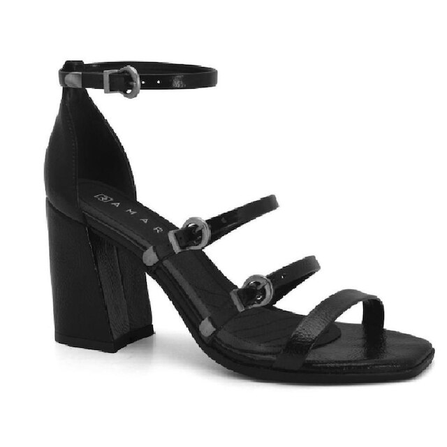 SANDALIA RAMARIM SALTO BLOCO REF 2541104 FEMININO