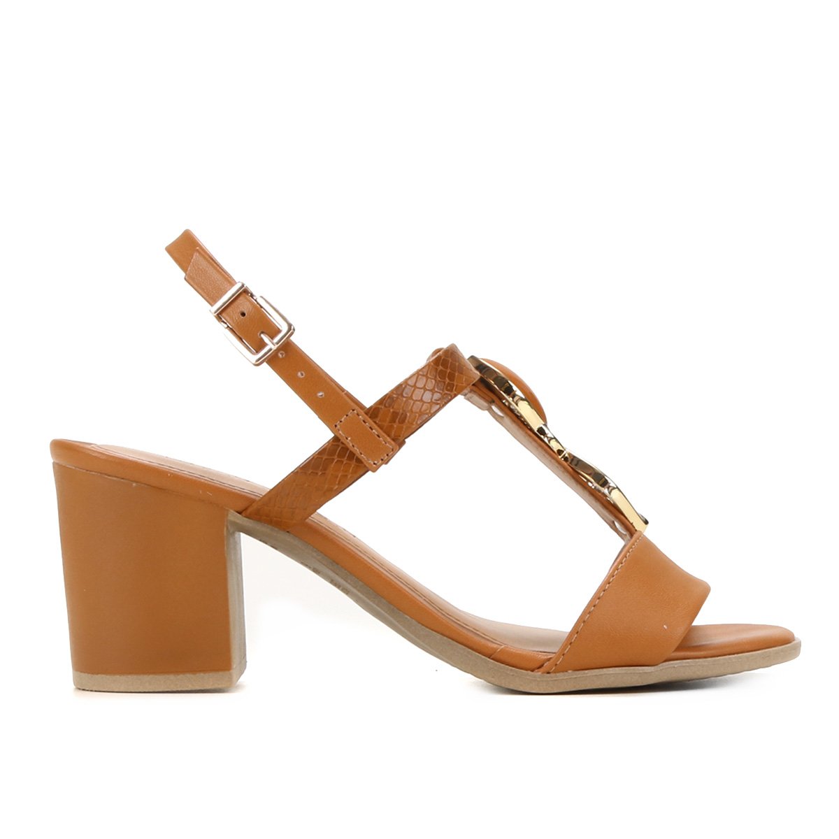 Sandália Ramarim Salto Grosso Pedra Feminina - Caramelo é ruim? Sandália Ramarim Salto Grosso Pedra Feminina - Caramelo é boa?