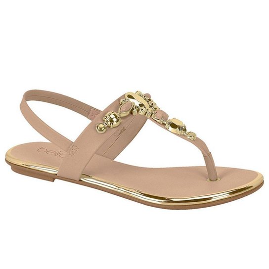 Sandália Rasteira Beira Rio Conforto 8367 631 33/41 Zattini