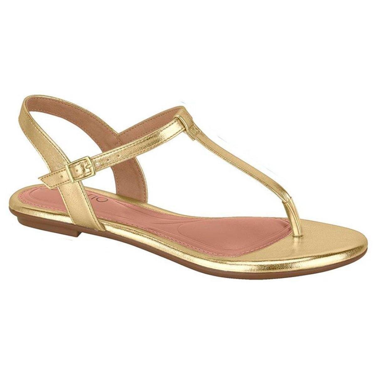 Sandália Rasteirinha Feminina Beira Rio Conforto Rasteirinha