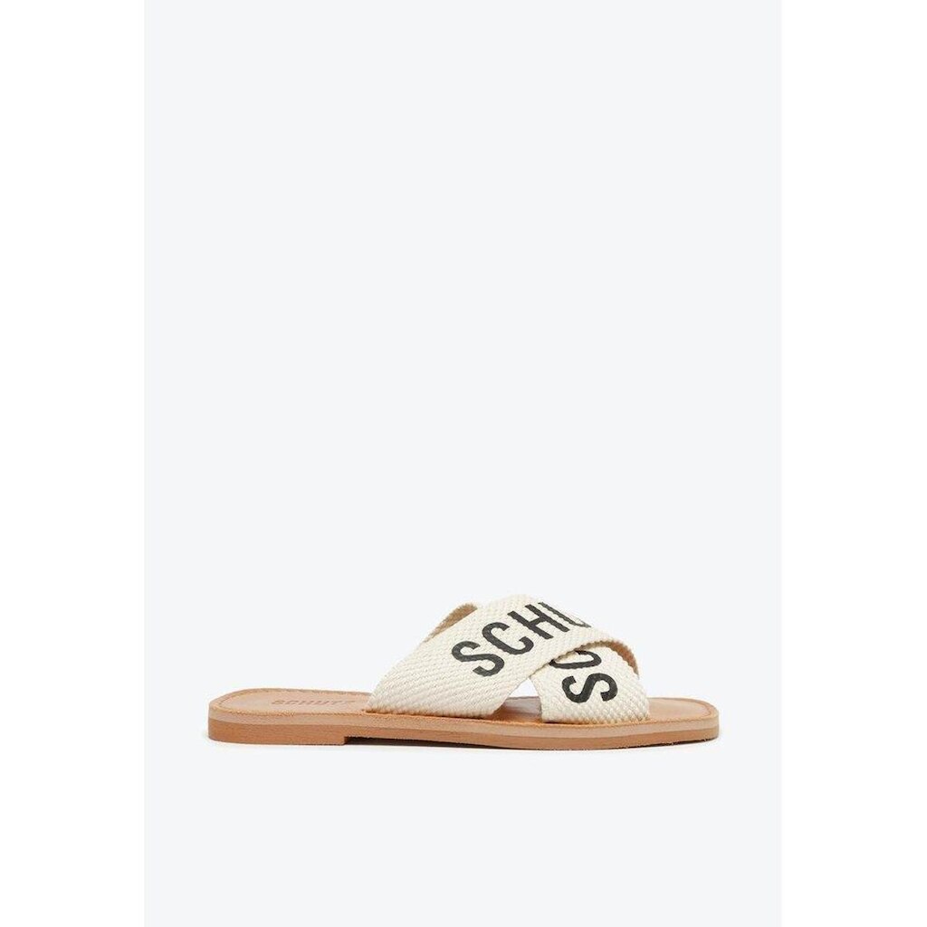SANDÁLIA RASTEIRA DE X SCHUTZ LOGO BRANCA