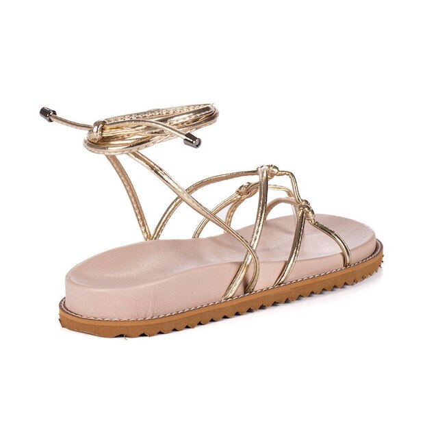 Sandalia Rasteira Feminina Moda Gisele Confortavel Premium