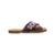 Sandalia Rasteira Feminina Schutz Logo De X Roxa - Roxo