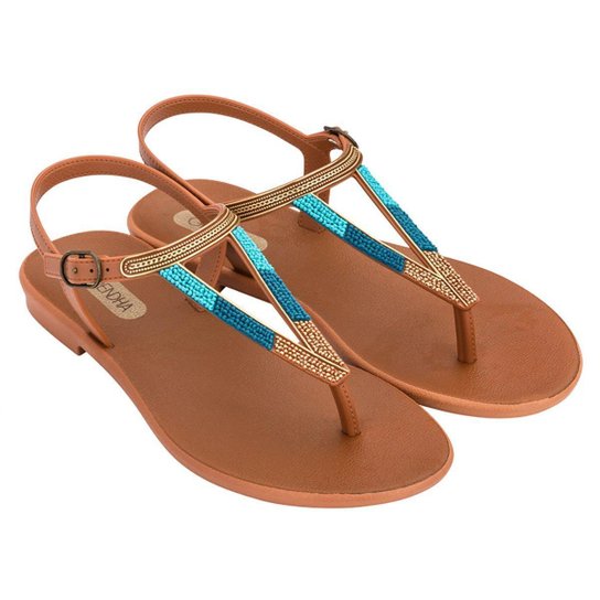 Sandália Rasteira Grendha Cacau Rustic Feminina Zattini