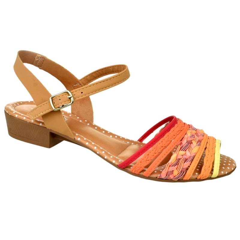 sandalias laranja lima