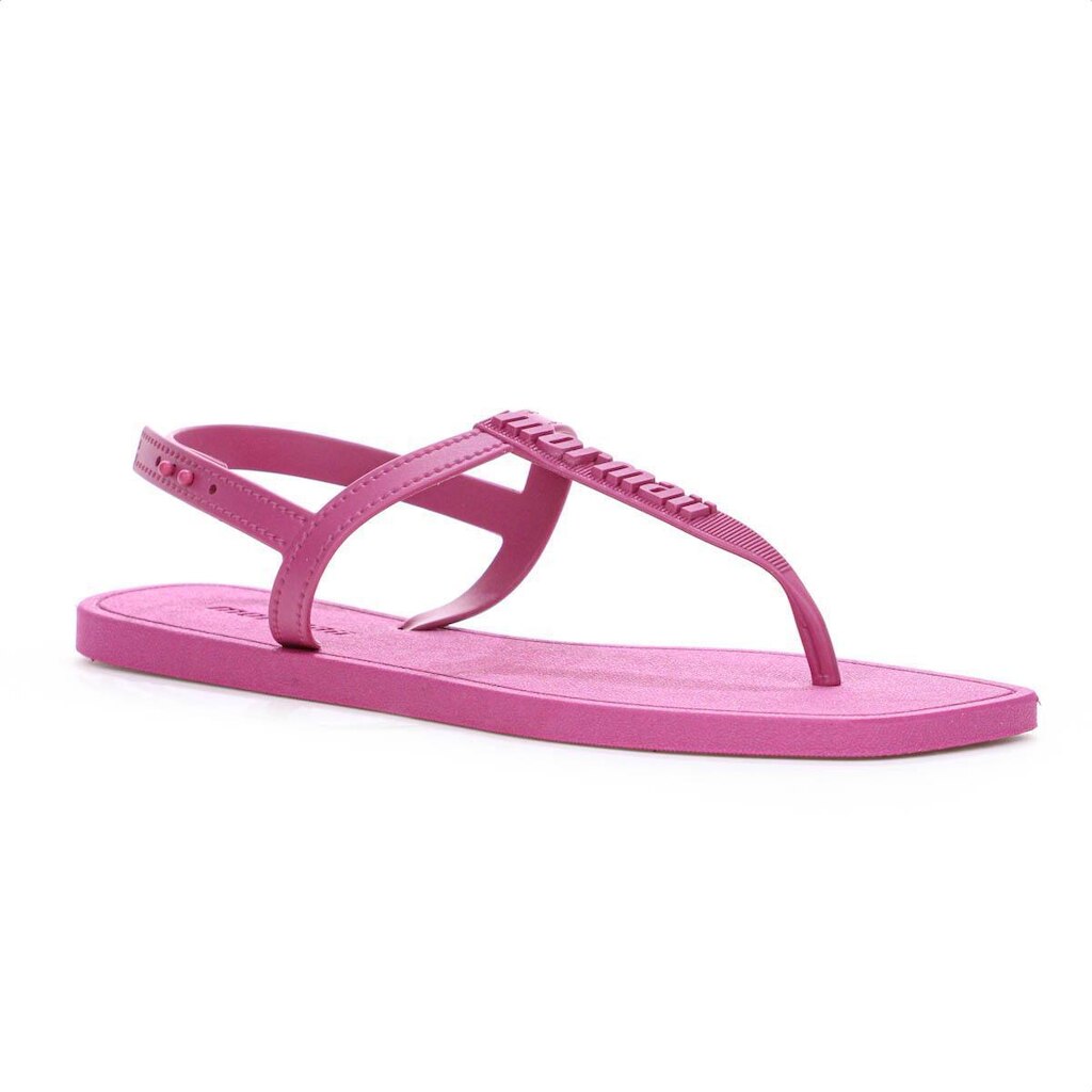 Sandália Rasteira Mormaii Bico Quadrado Rosa - Feminino