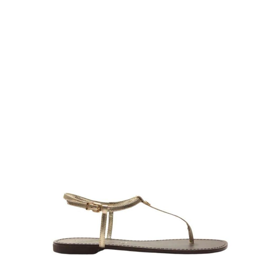 Sandália Rasteira Vicenza Flat Belluno Dourado