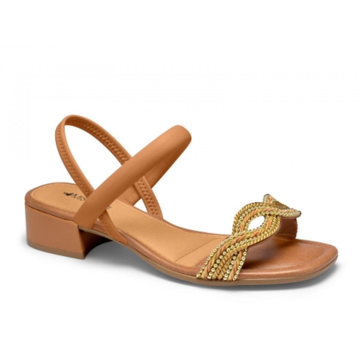 Sandalia Salto Baixo Compre Online Zattini - Main Image