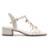 Sandália Salto Bloco Sunset Lançamento Anacapri - Off White