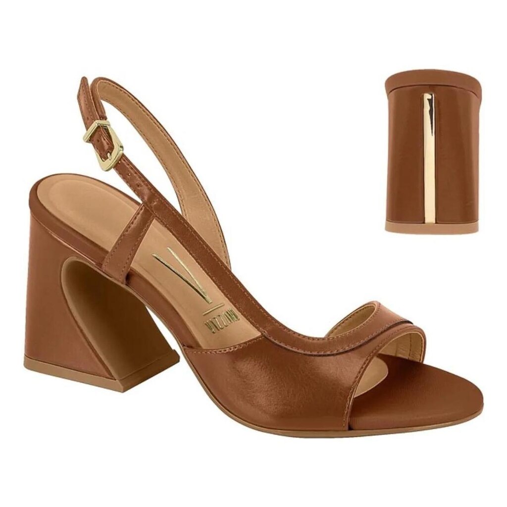 SANDALIA SALTO BLOCO VIZZANO MOCCA 6588 203
