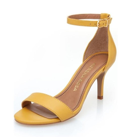 Sandália Salto Médio Lisa Morena Rosa Feminina Zattini