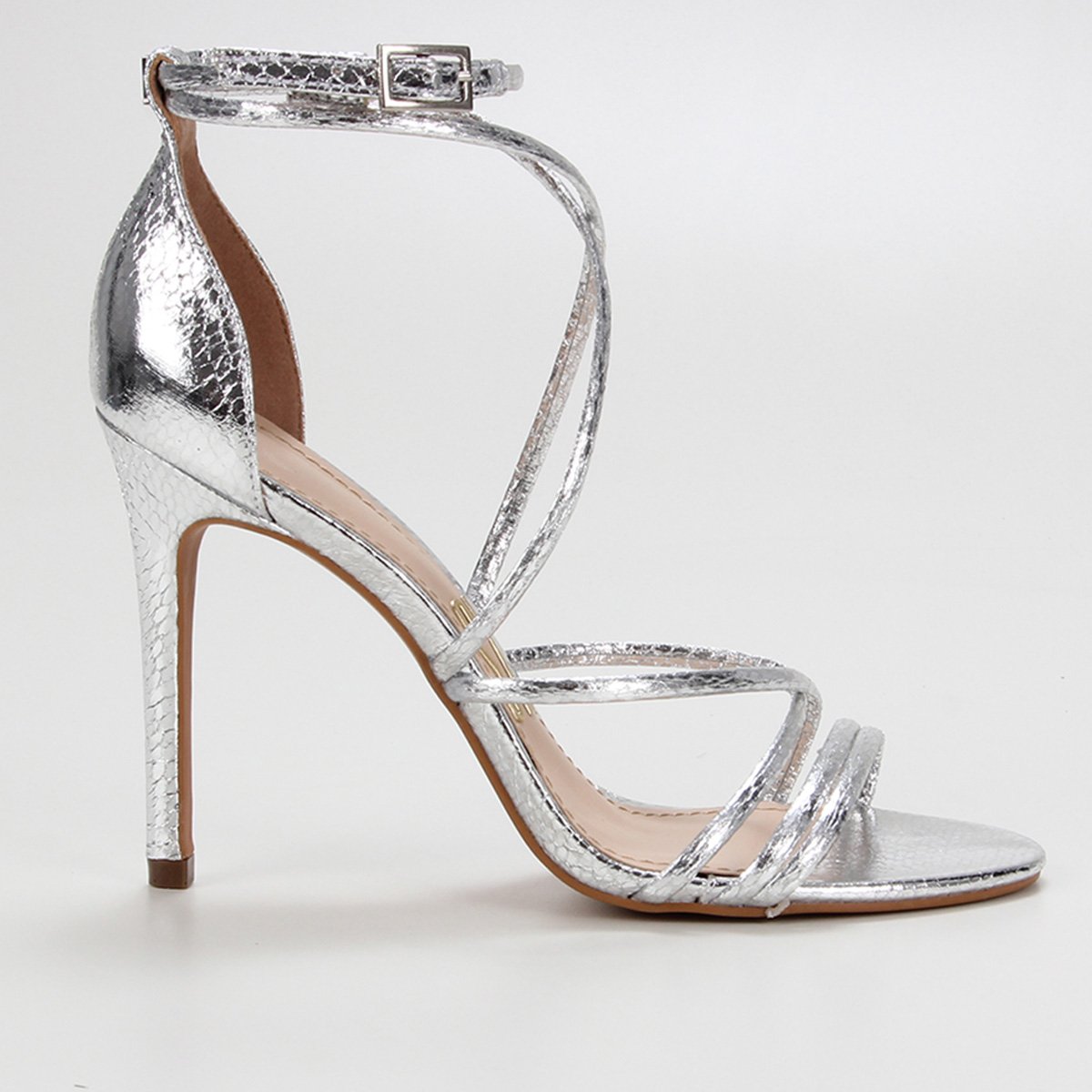 Sandália Santa Lolla Cristal Metalic Feminina - Prata | Zattini