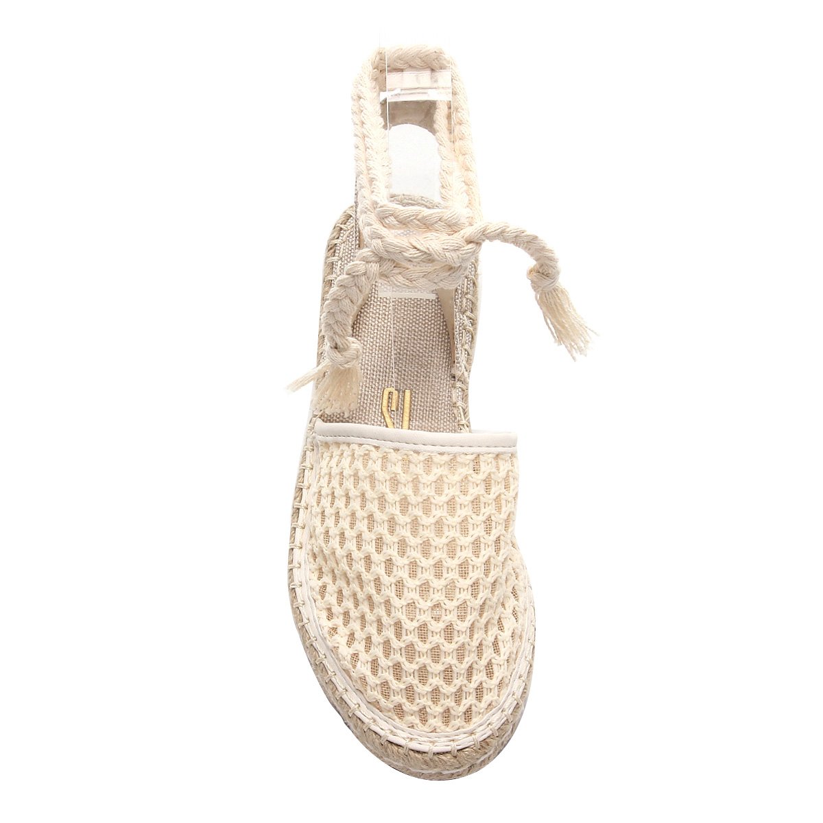 sandália santa lolla espadrille bege