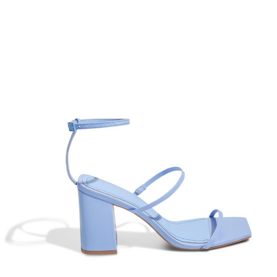 Sandália Santa Lolla Salto Bloco Bico Quadrado Feminina Zattini