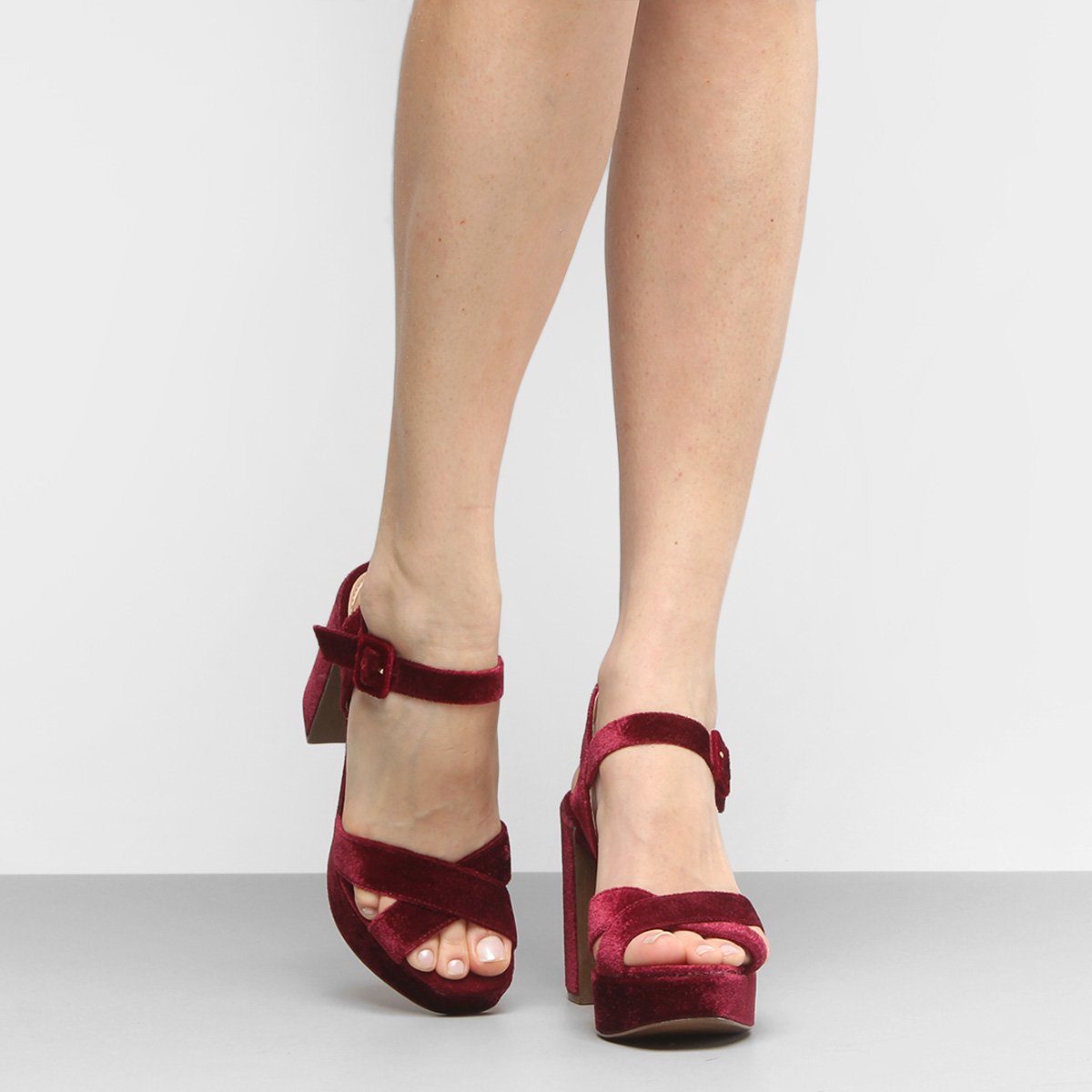 Calçados Sandalias Femininas Shoestock Sandália Shoestock Meia