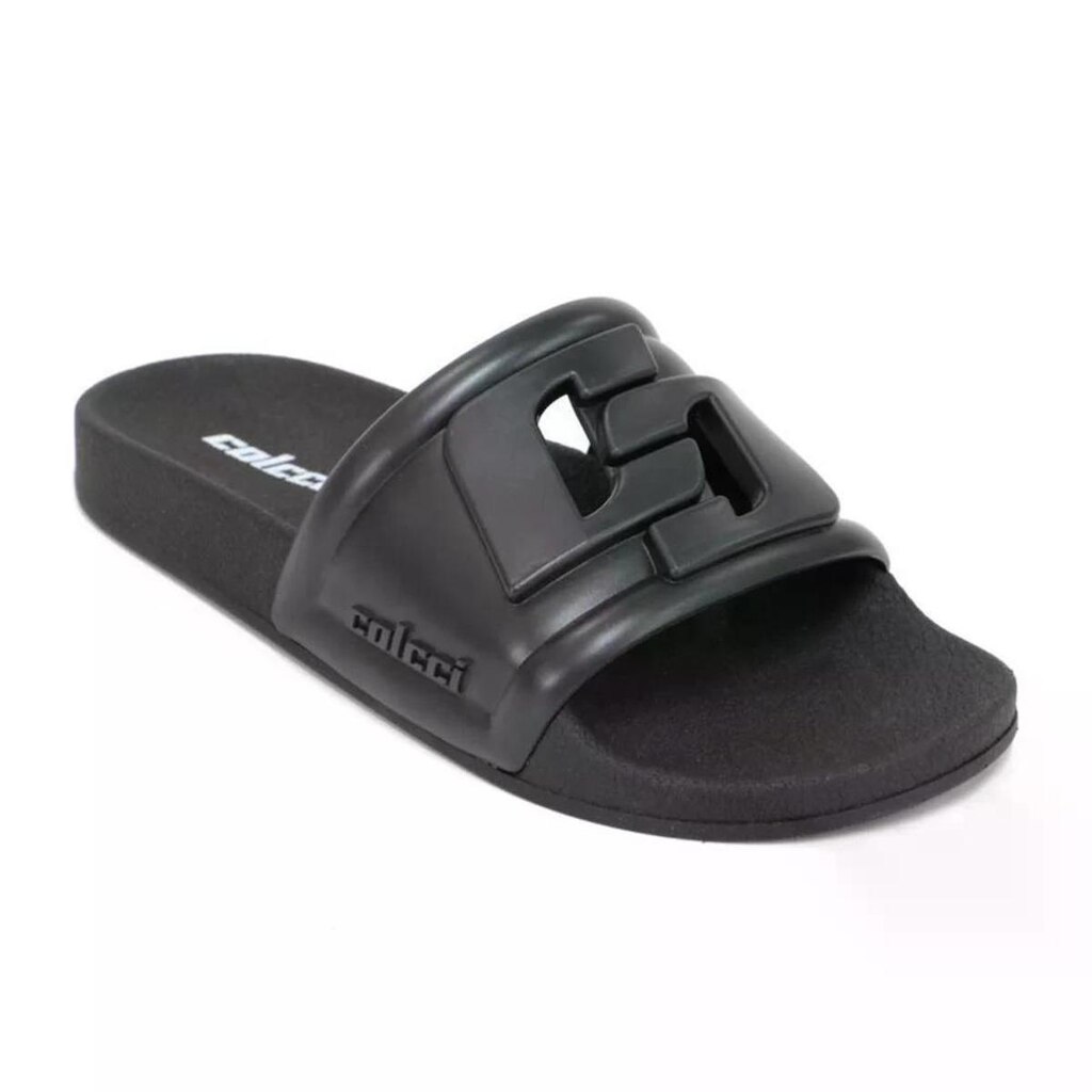 Sandália Slide Colcci Biana Logomania Casual Conforto
