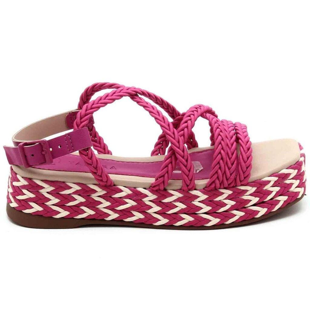Sandália Tanara Flatform Trama T5561